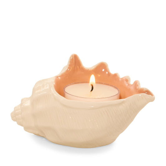 Seashell Tea Light Candle Holder 6PWC