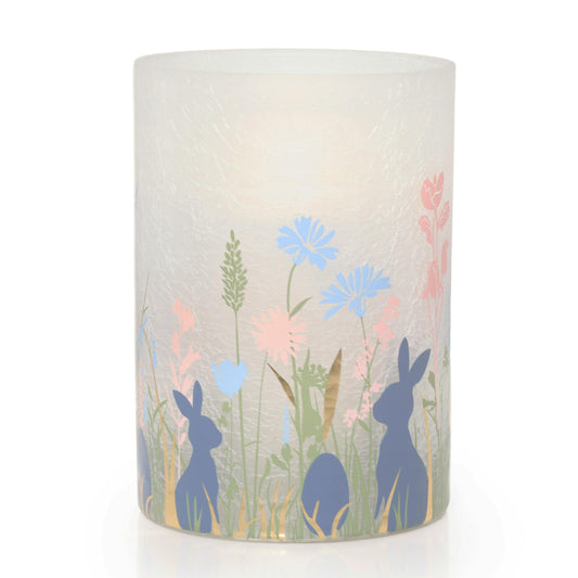 Easter Bunny Jar Candle Holder KF4O