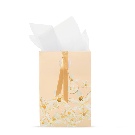 Peach Jasmine Floral Gift Bag ZWS8