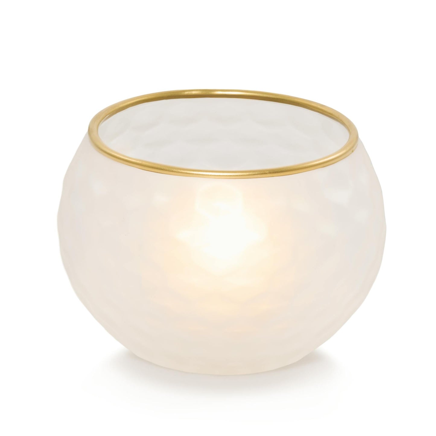 Frosted Honeycomb Tea Light Candle Holder 57BF